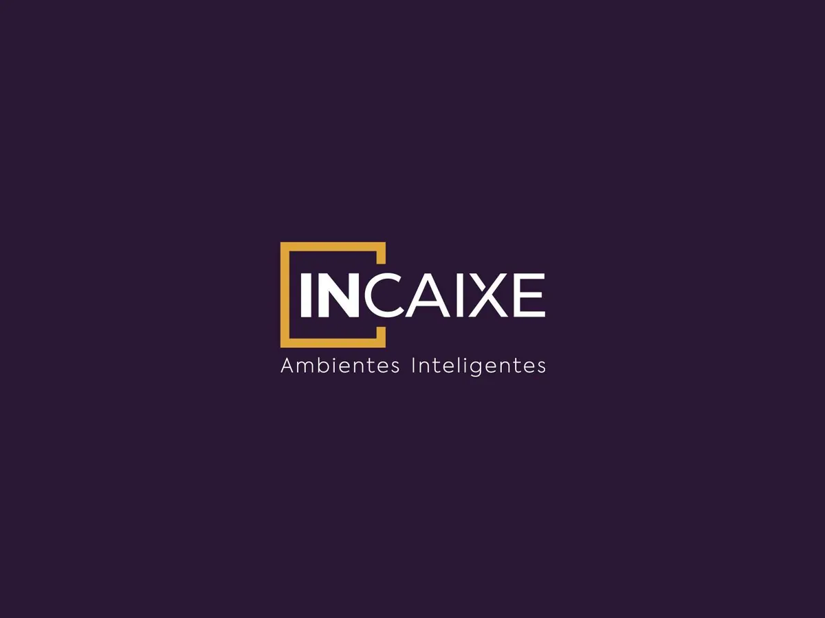 Criação de marca e identidade visual Incaixe Ambientes Inteligentes, pela Caviar Criativo