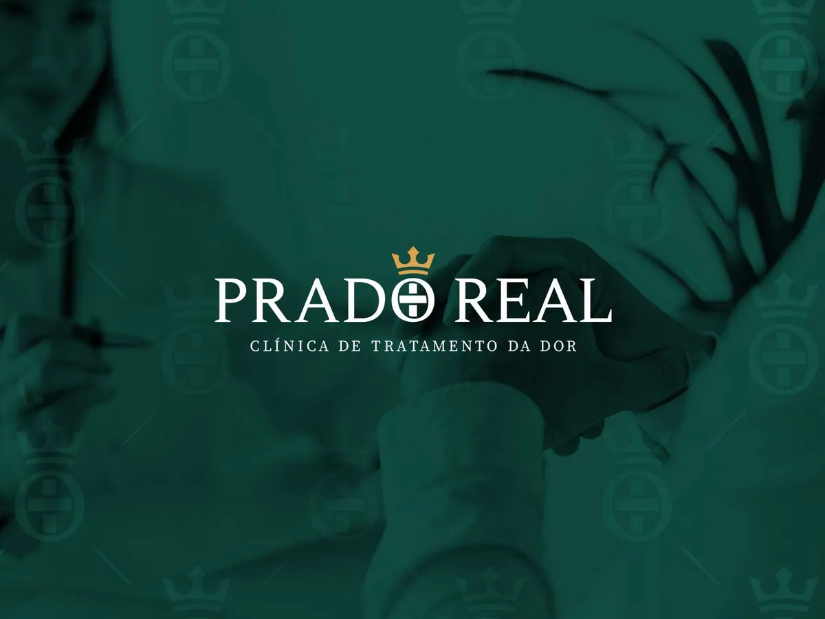 Criação de marca e identidade visual Clínica Prado Real, pela Caviar Criativo