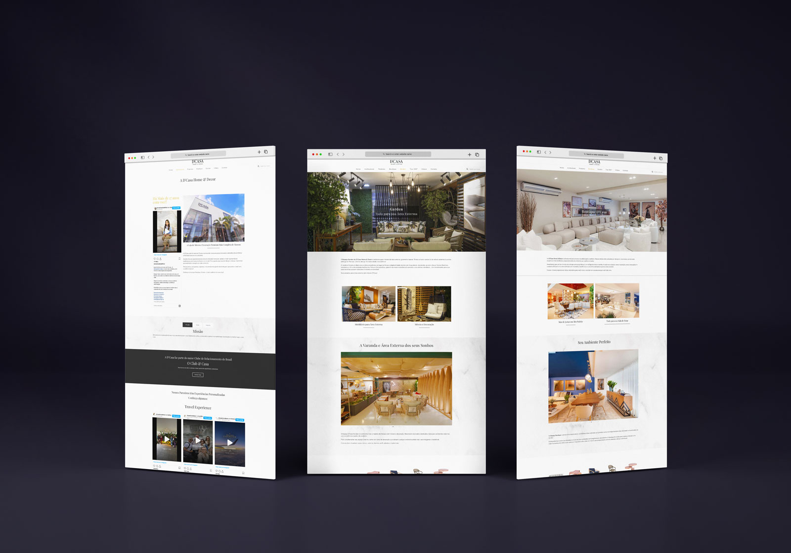 Website desenvolvido pela Caviar Criativo