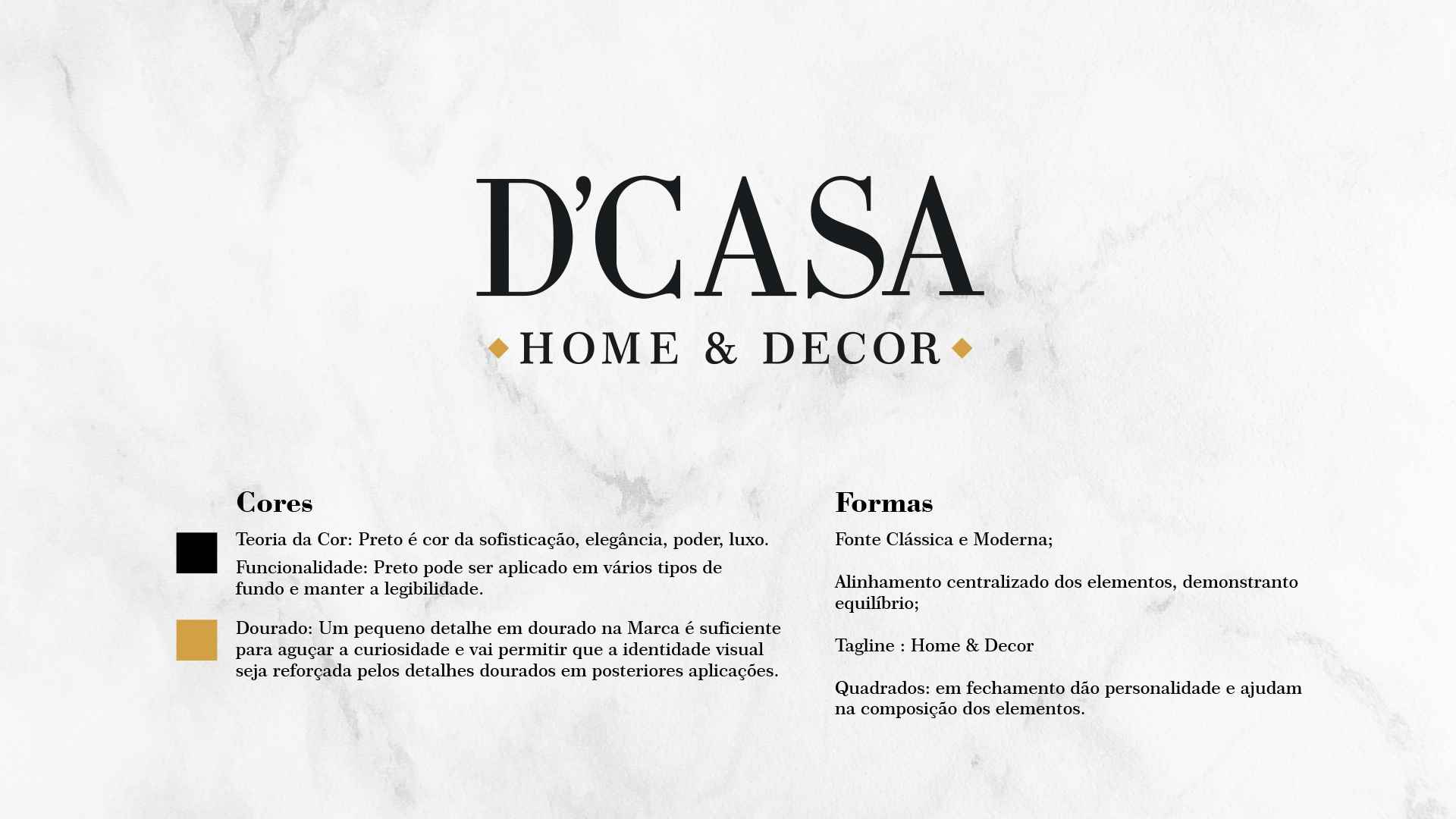 D’Casa Home & Decor | Identidade Visual